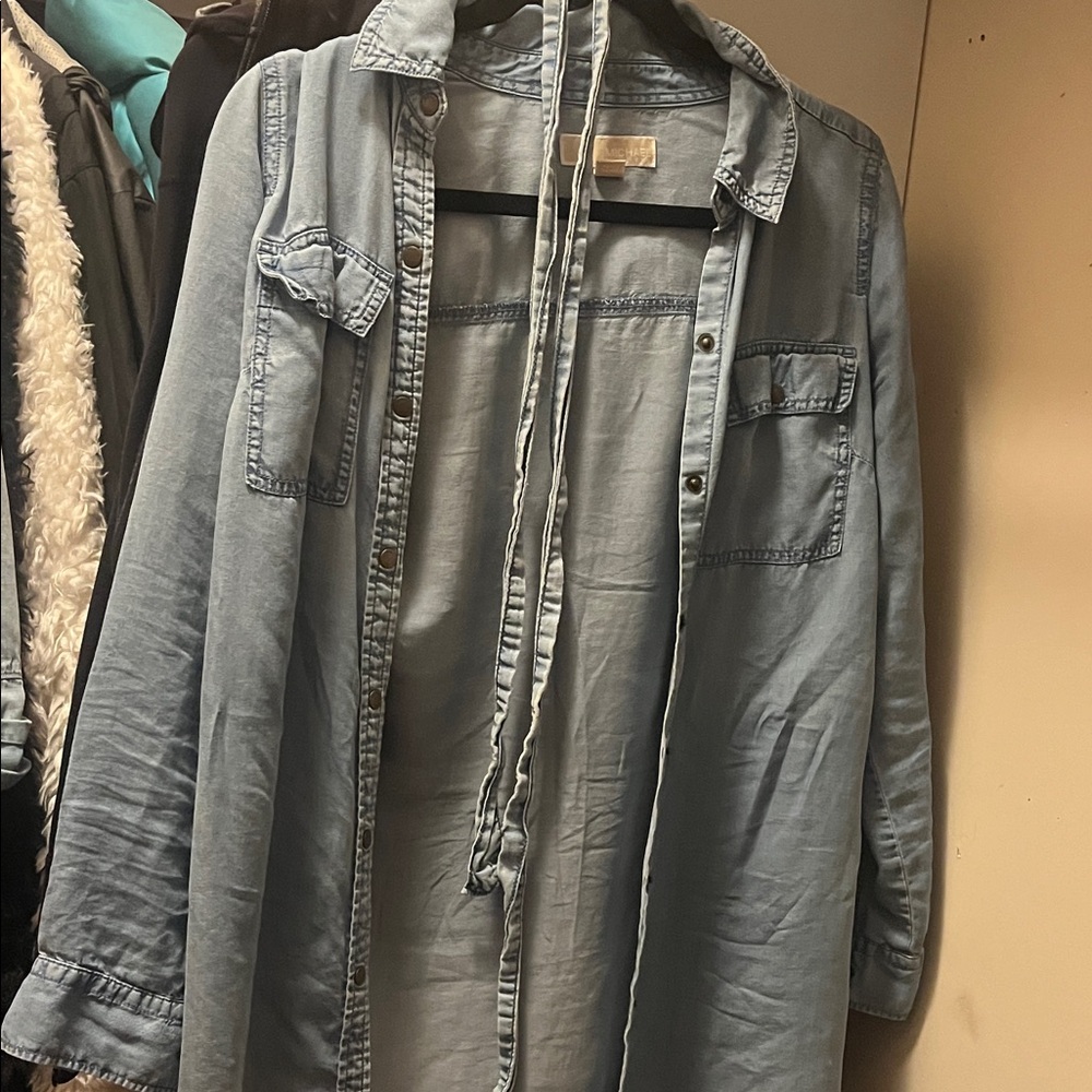 MICHAEL Michael Kors Light Blue JeanDress